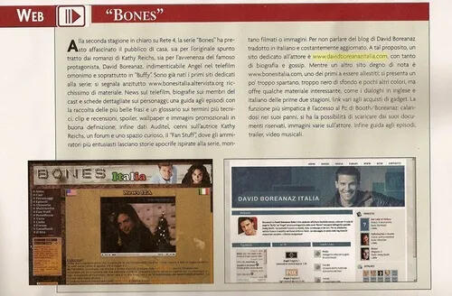 Serial TV premia David Boreanaz Italia
